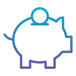 Piggy bank icon