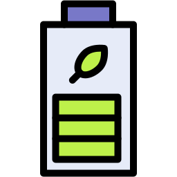 Eco battery icon