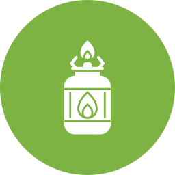 Camping gas icon