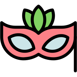 Carnival mask icon