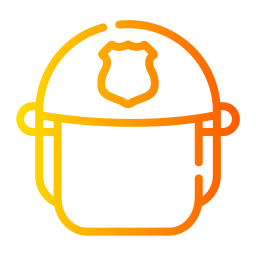 Police helmet icon