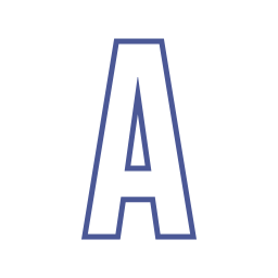 Letter A icon