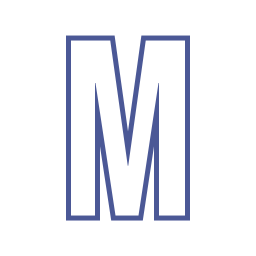 Letter m icon