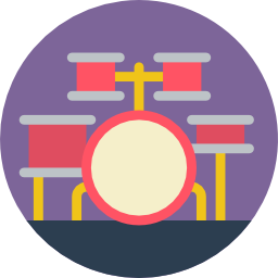 Drum set icon