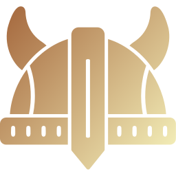 Viking helmet icon