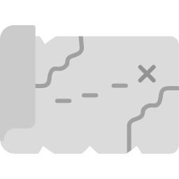 mapa do tesouro Ícone