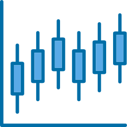wykres świecowy ikona