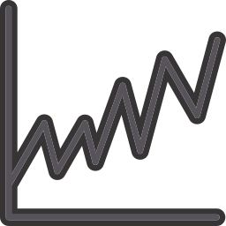 grafico di frequenza icona