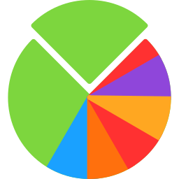 diagramme circulaire Icône