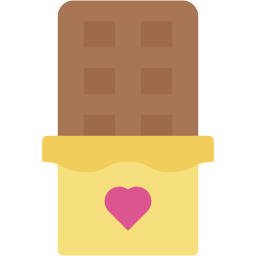 barre de chocolat Icône