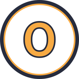 Letter o icon