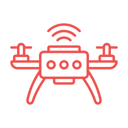 Smart drone icon