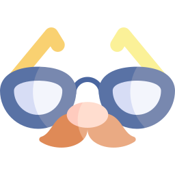 Party glasses icon