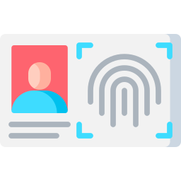 biometrische identifizierung icon