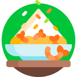 Shrimp curry icon