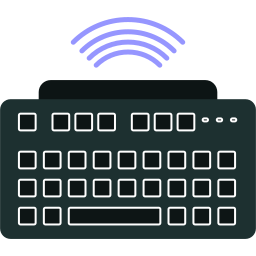 Wireless keyboard icon