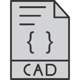 format de fichier cao Icône