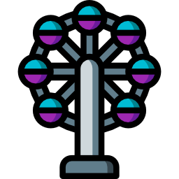 Ferris wheel icon