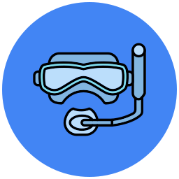 Diving mask icon