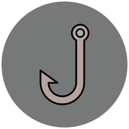 Fish hook icon