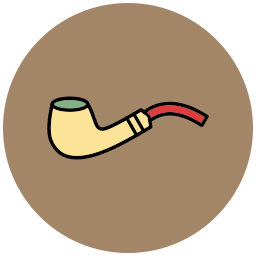 Smoking pipe icon