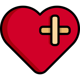 Broken heart icon