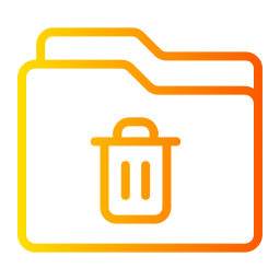Delete folder icon