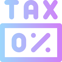 Tax free icon