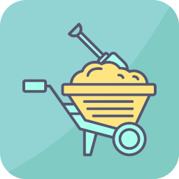 Trolley cart icon