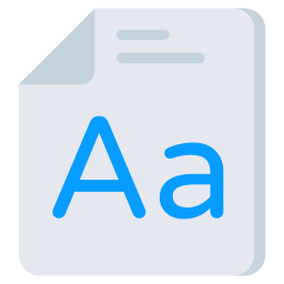 schriftdatei icon