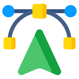 bezier-werkzeug icon