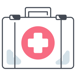 First aid kit icon