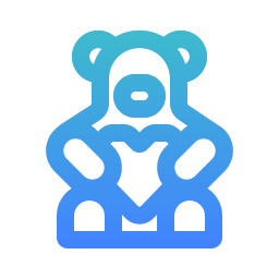 Teddy bear icon