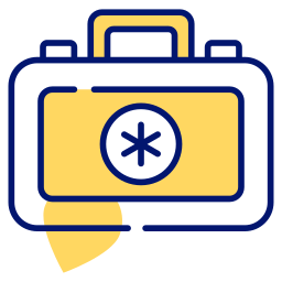 First aid box icon