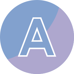 Letter A icon