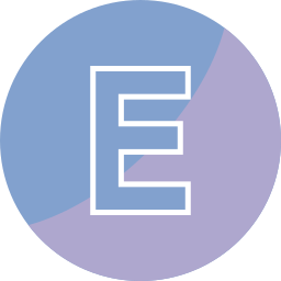 Letter e icon