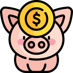 Piggy bank icon