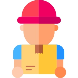 Delivery courier icon