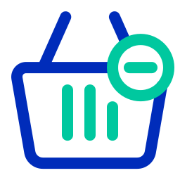 Shopping basket icon