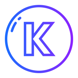 文字k icon