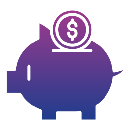 Piggy bank icon