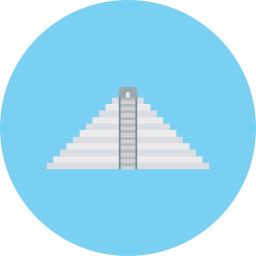 Maya pyramid icon