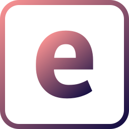 Letter e icon