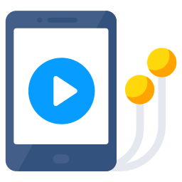 mobiles video icon