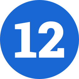 Number 12 icon