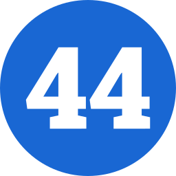 Forty four icon