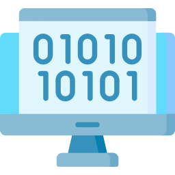 Binary code icon