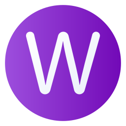 文字w icon