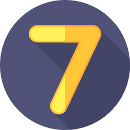 numero 7 Ícone