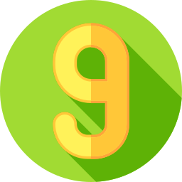 Number 9 icon